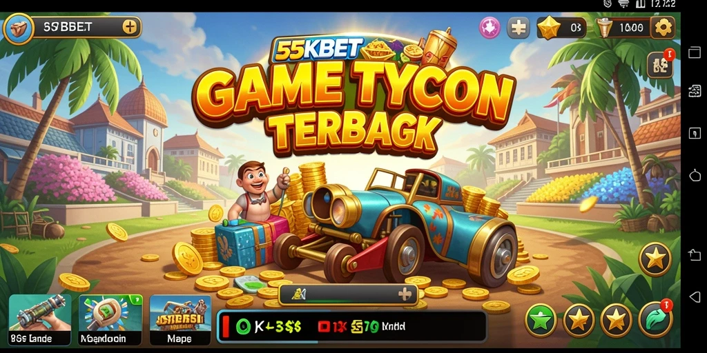 Tangkapan layar utama dari gameplay Tycoon 55KBET yang mengesankan.