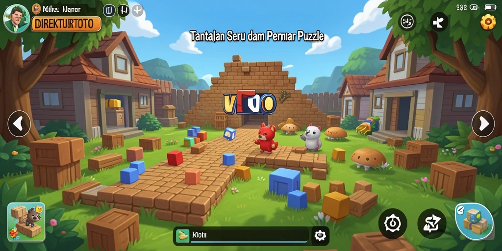 Tangkapan layar utama menampilkan gameplay seru DIREKTURTOTO.