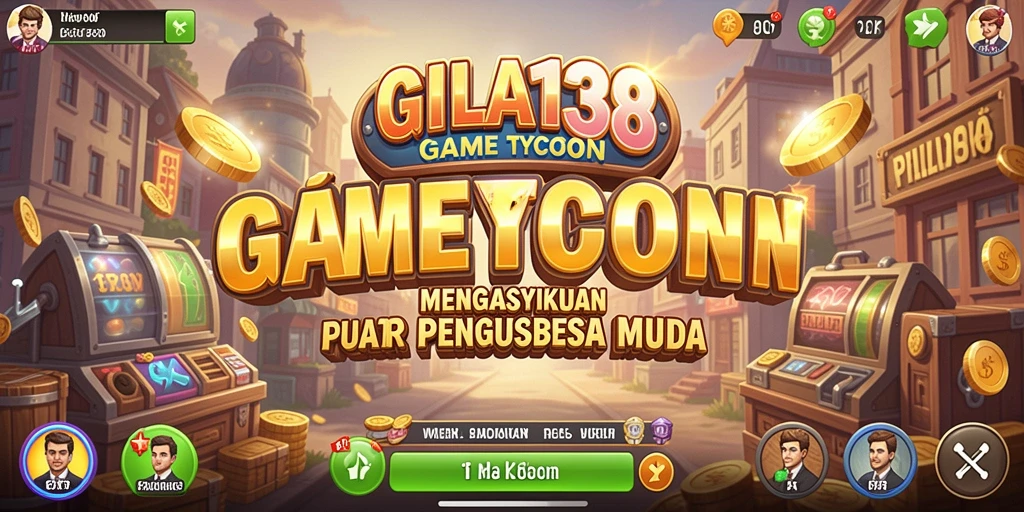 Screenshot utama GILA138 menunjukkan gameplay Tycoon yang seru.
