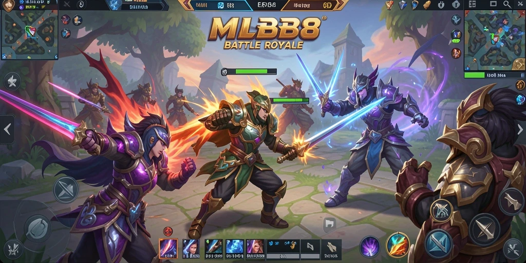 Gameplay seru di MLBB8 dengan aksi Battle Royale.