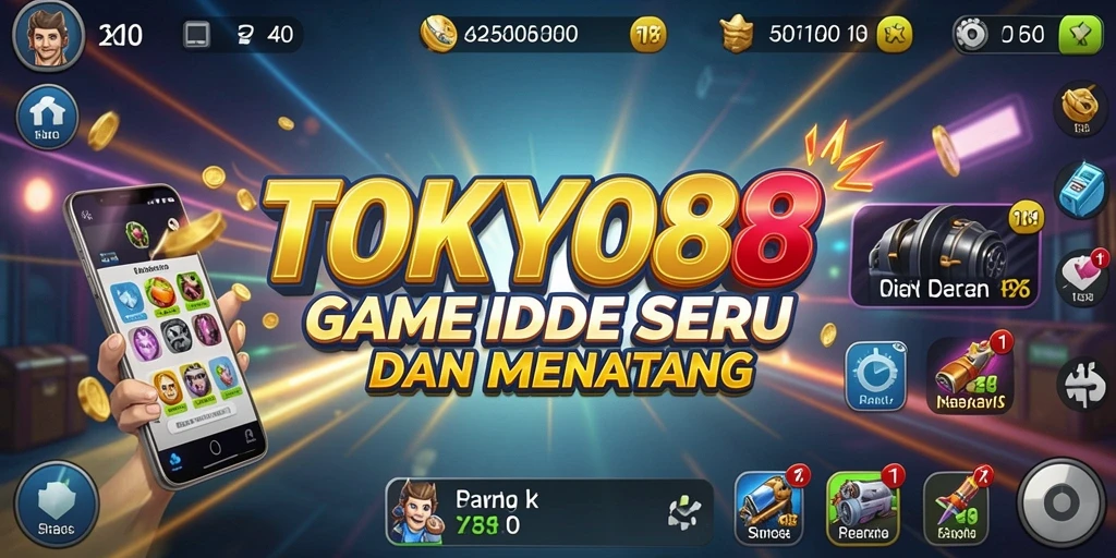 Tampilan gameplay TOKYO88 yang menarik dan penuh warna.
