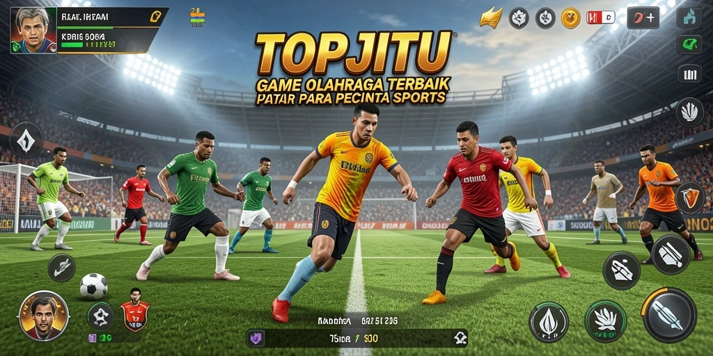 Gameplay seru dari aplikasi olahraga TOPJITU yang penuh aksi.